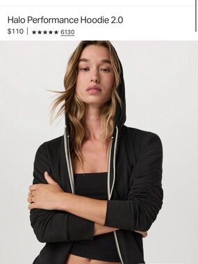 Vuori Halo Performance Hoodie 2.0 - Black